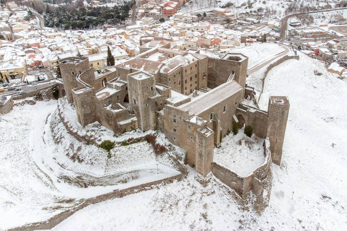 Castle of Melfi, Kota Melfi, Italia 