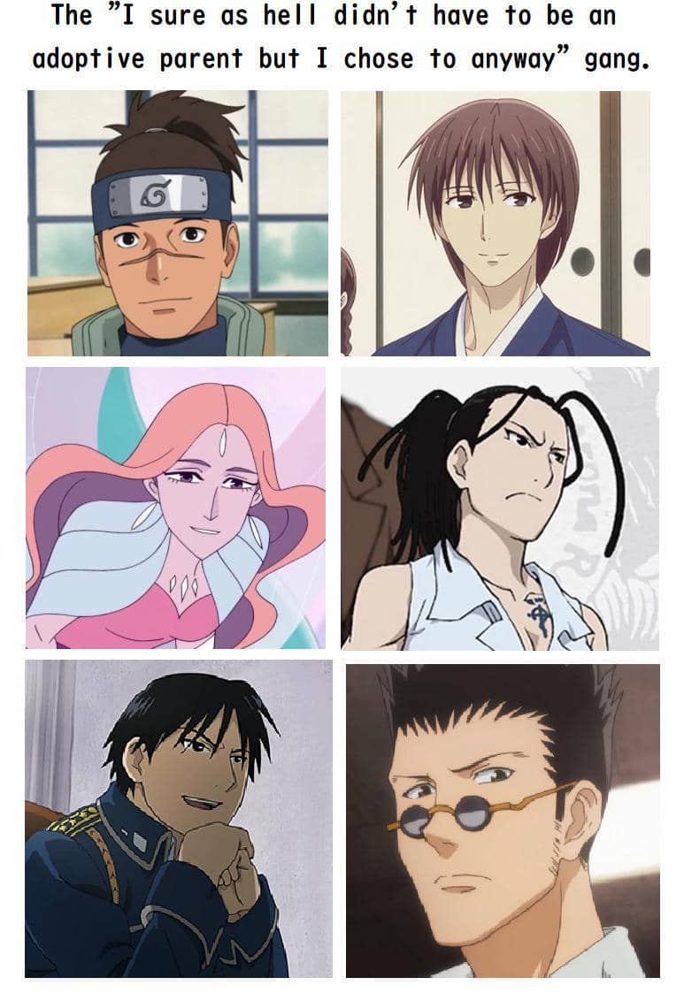 meme anime tentang adopsi