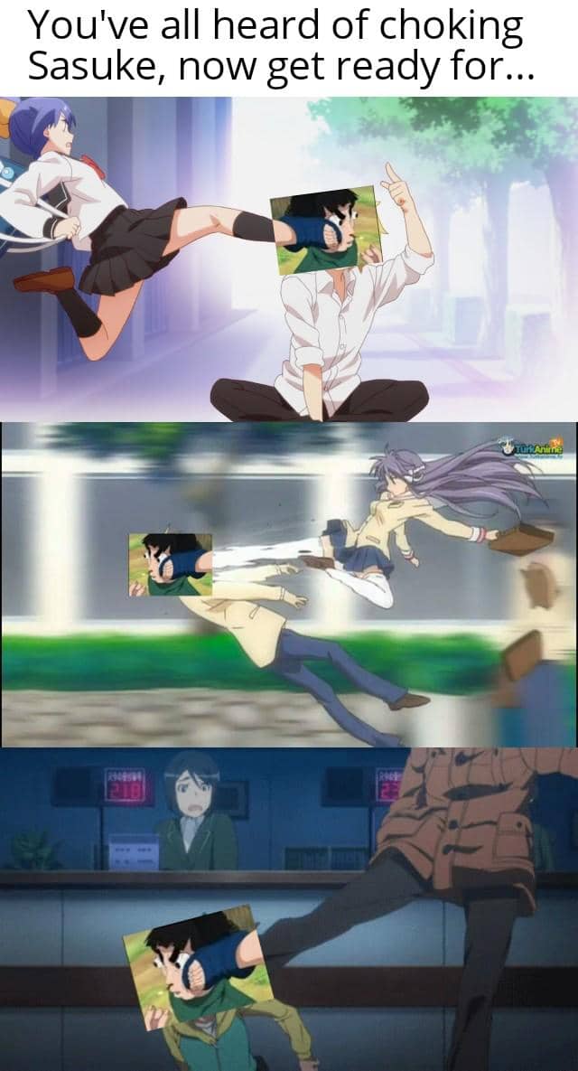 meme anime tentang luka