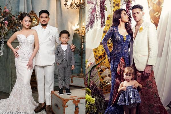 7 Artis yang Ajak Anak saat Pemotretan Prewedding, Tetap Romantis