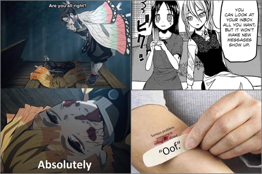 8 Meme Anime tentang Luka, Ada yang Babak Belur, dong!
