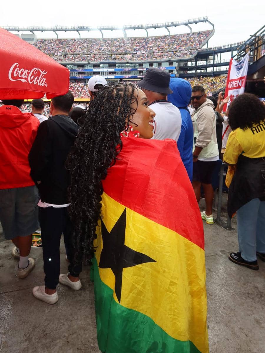 Potret Miss Universe Ghana 2025 Nonton Langsung Piala Dunia