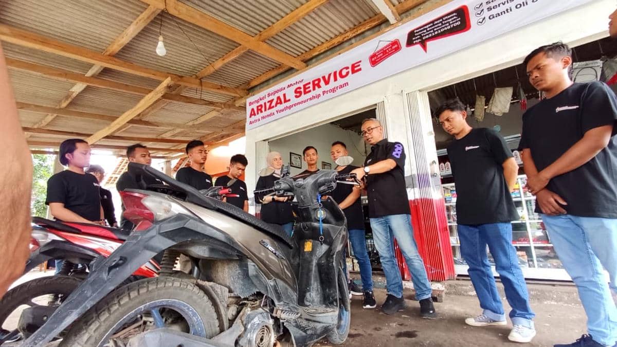 Bengkel Binaan Yayasan AHM Raup Omzet Rp7,9 Miliar Setahun