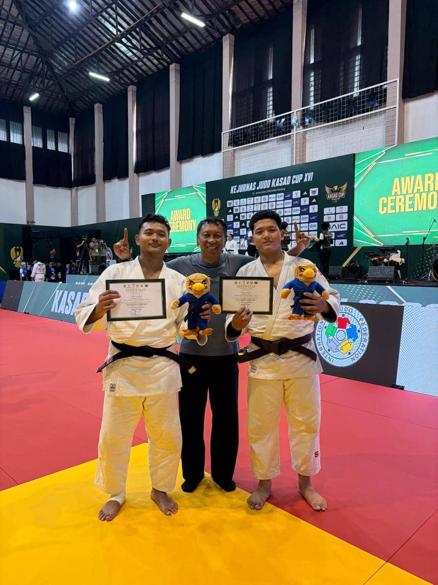 Judo Sumut Raih 1 Emas, 3 Perak dan 4 Perunggu Kasad Cup XVI