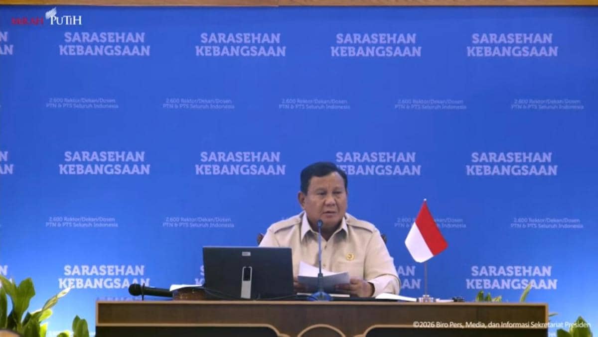 Prabowo Sebut Bumi Semakin Kecil Akibat Sains dan Teknologi