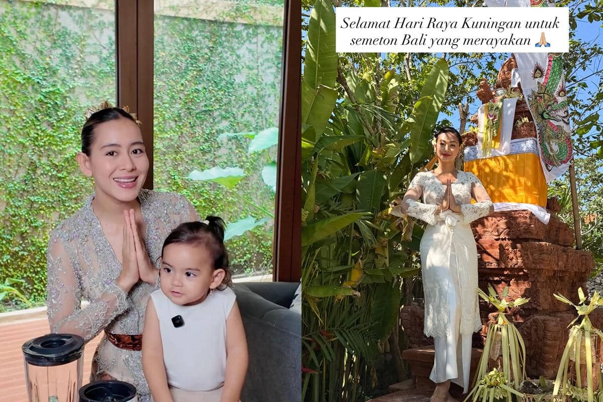 7 Potret Artis Peringati Hari Raya Kuningan 2026, Khidmat dan Damai