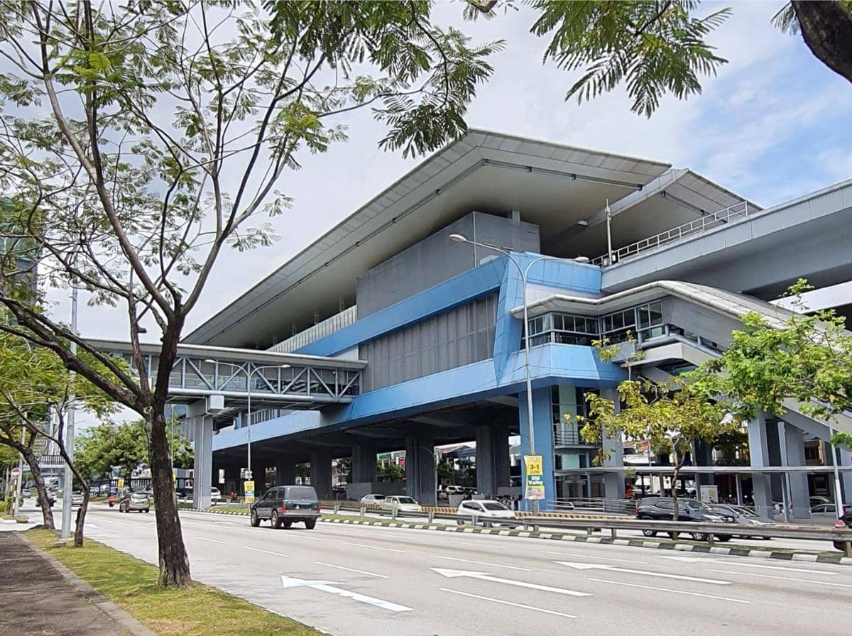 ilustrasi stasiun MRT 