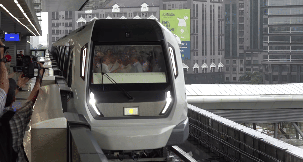 ilustrasi MRT di Kuala Lumpur 