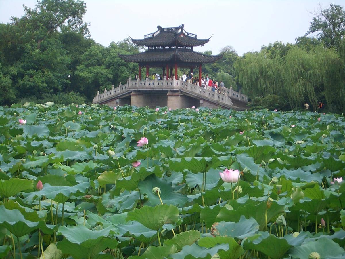 potret Danau Barat Hangzhou