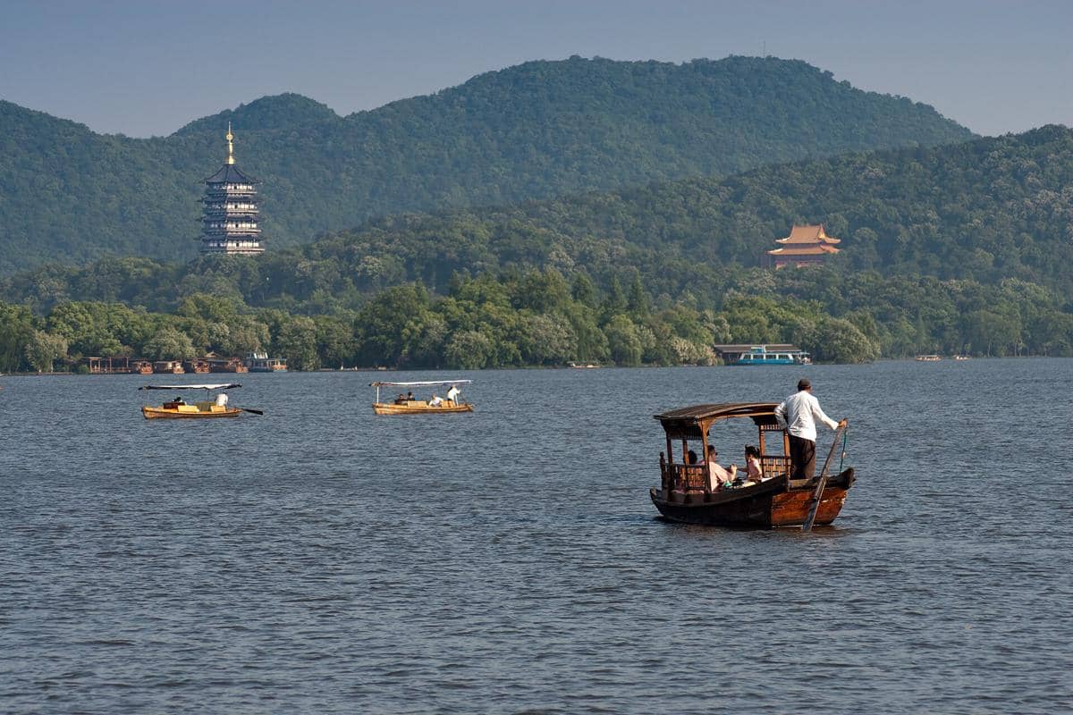 potret Danau Barat Hangzhou