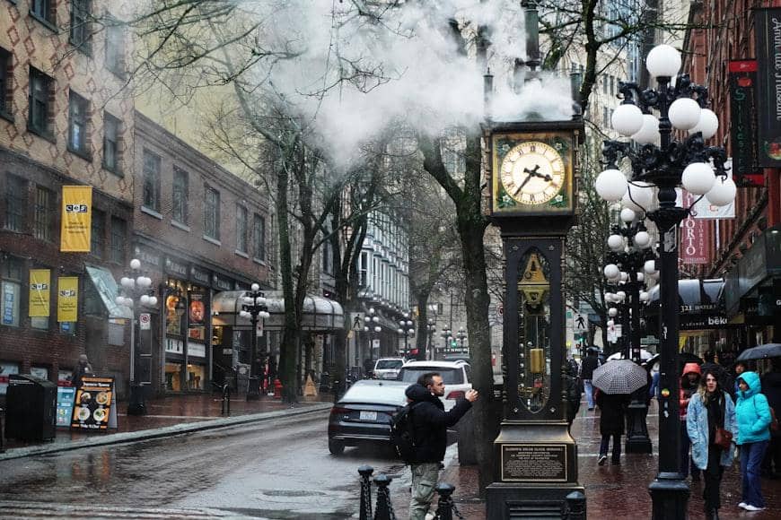 potret gastown yang ikonik di Vancouver