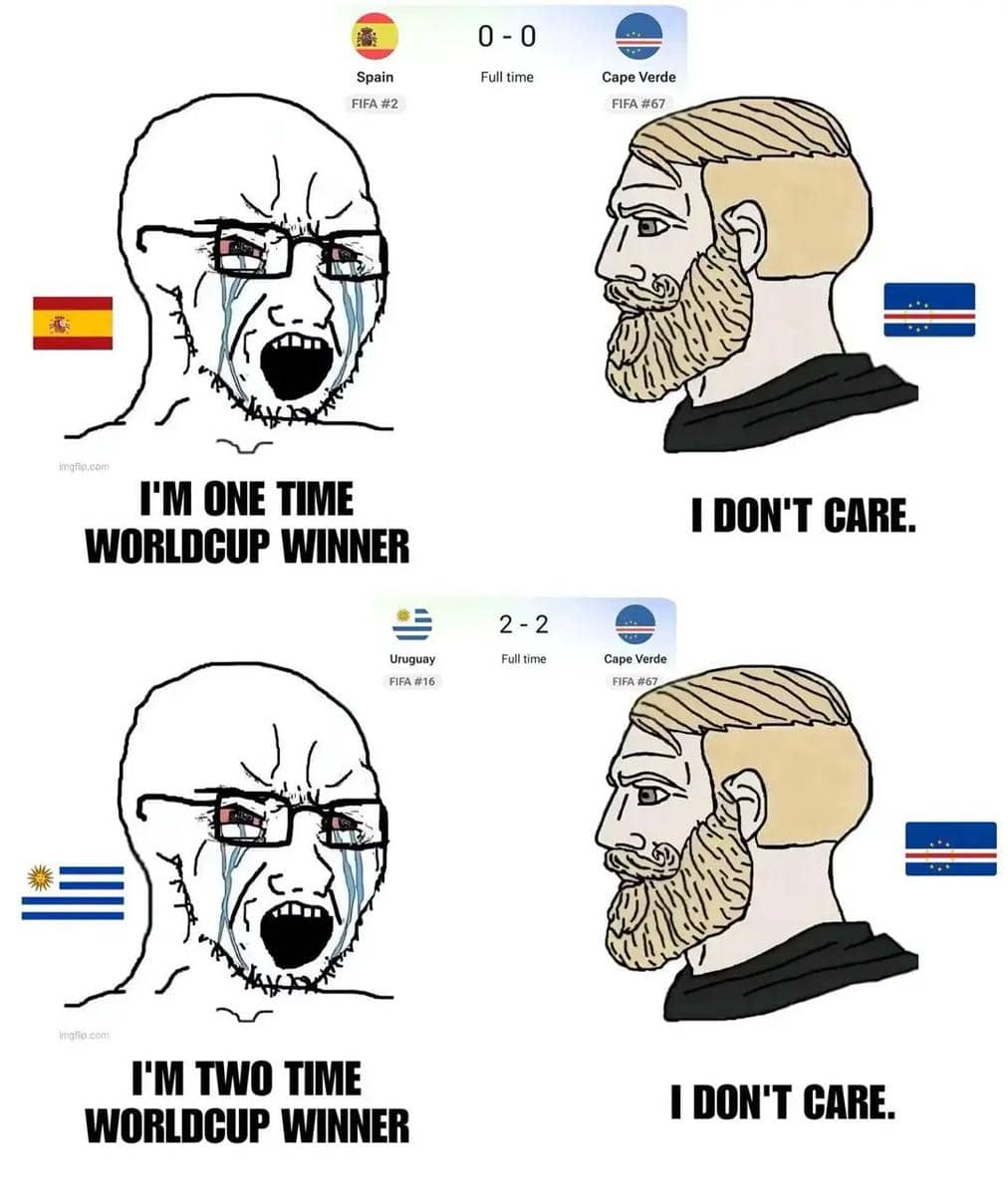 meme Cape Verde lolos 32 besar Piala Dunia 2026 (x.com/trollfootball)