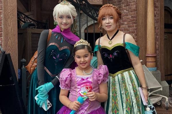 Momen Ultah Maryam Anak Tasya Farasya di Disneyland, Jadi Princess Sehari