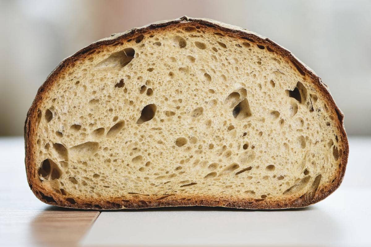 ilustrasi tekstur artisan bread