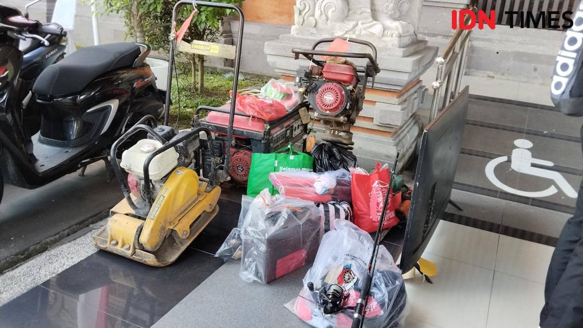 Barang bukti tindak pidana 4C di wilayah hukum Polda Bali selama 37 hari (IDN Times/Ayu Afria) 