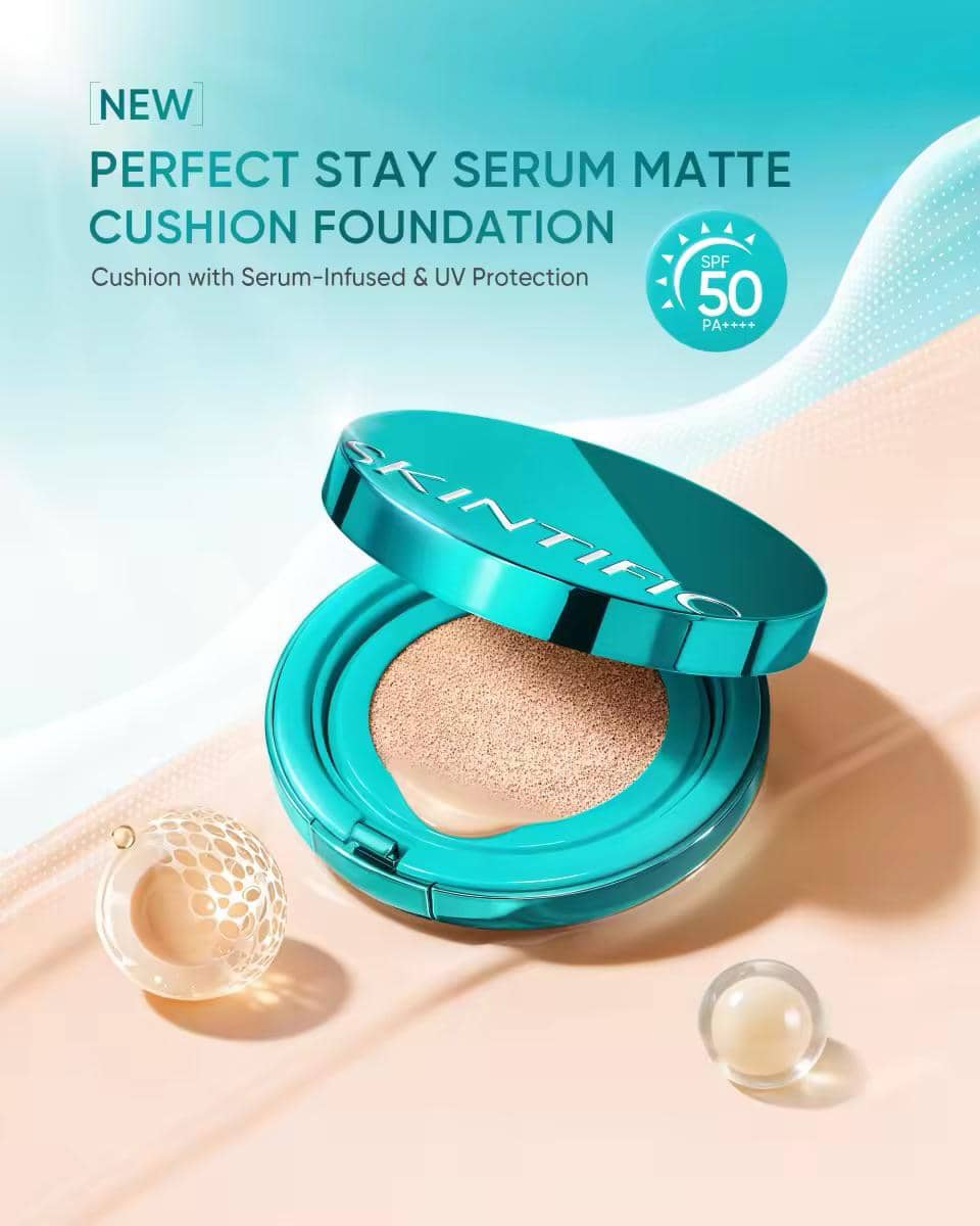 Skintific Perfect Stay Serum Matte Cushion Foundation (instagram.com/skintificid)
