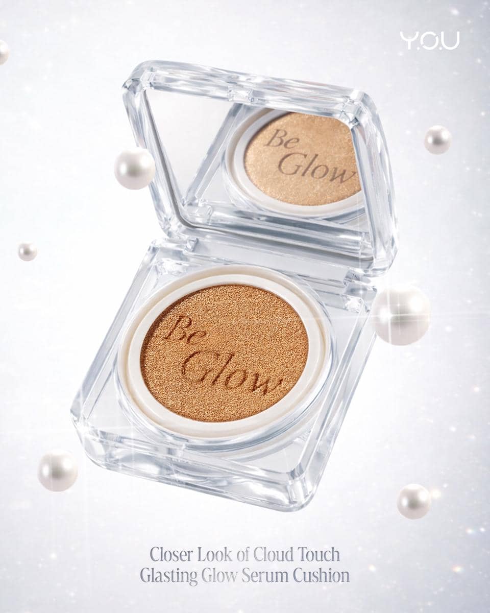 YOU Cloud Touch Glasting Glow Serum Cushion (instagram.com/youbeauty_idn)