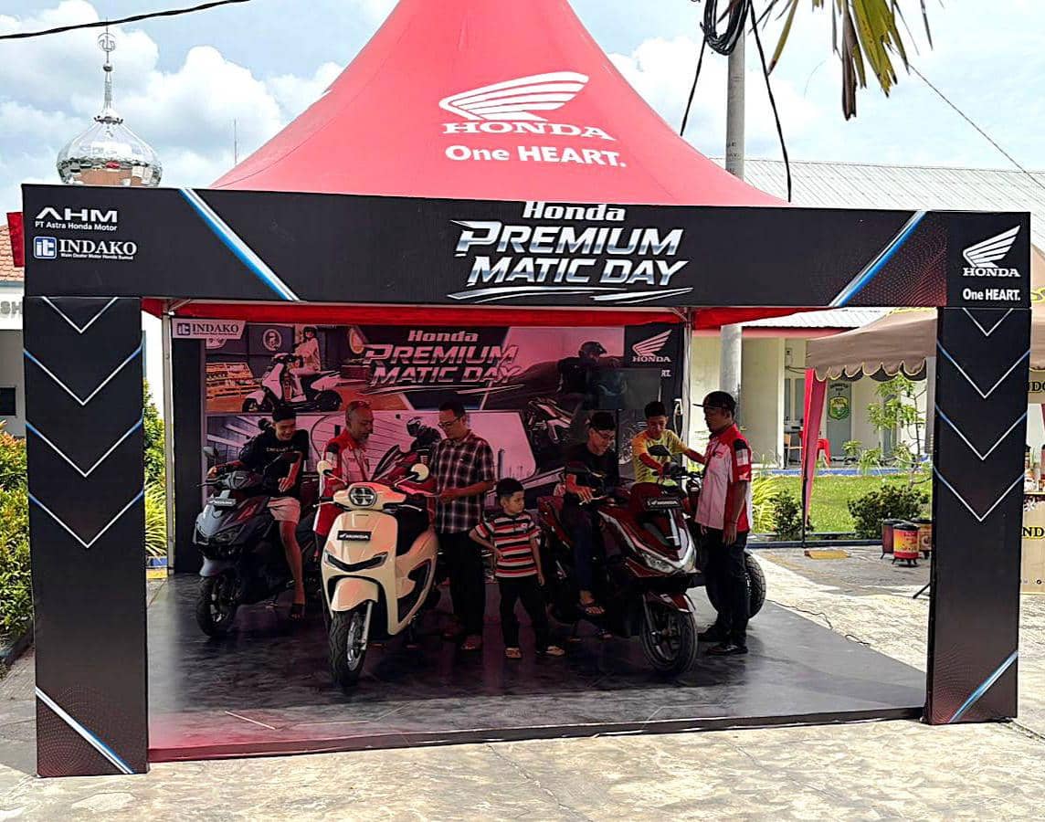 Hadiri Sirkuit Daerah PBSI, Bisa Langsung Menjajal Skutik Honda Premium