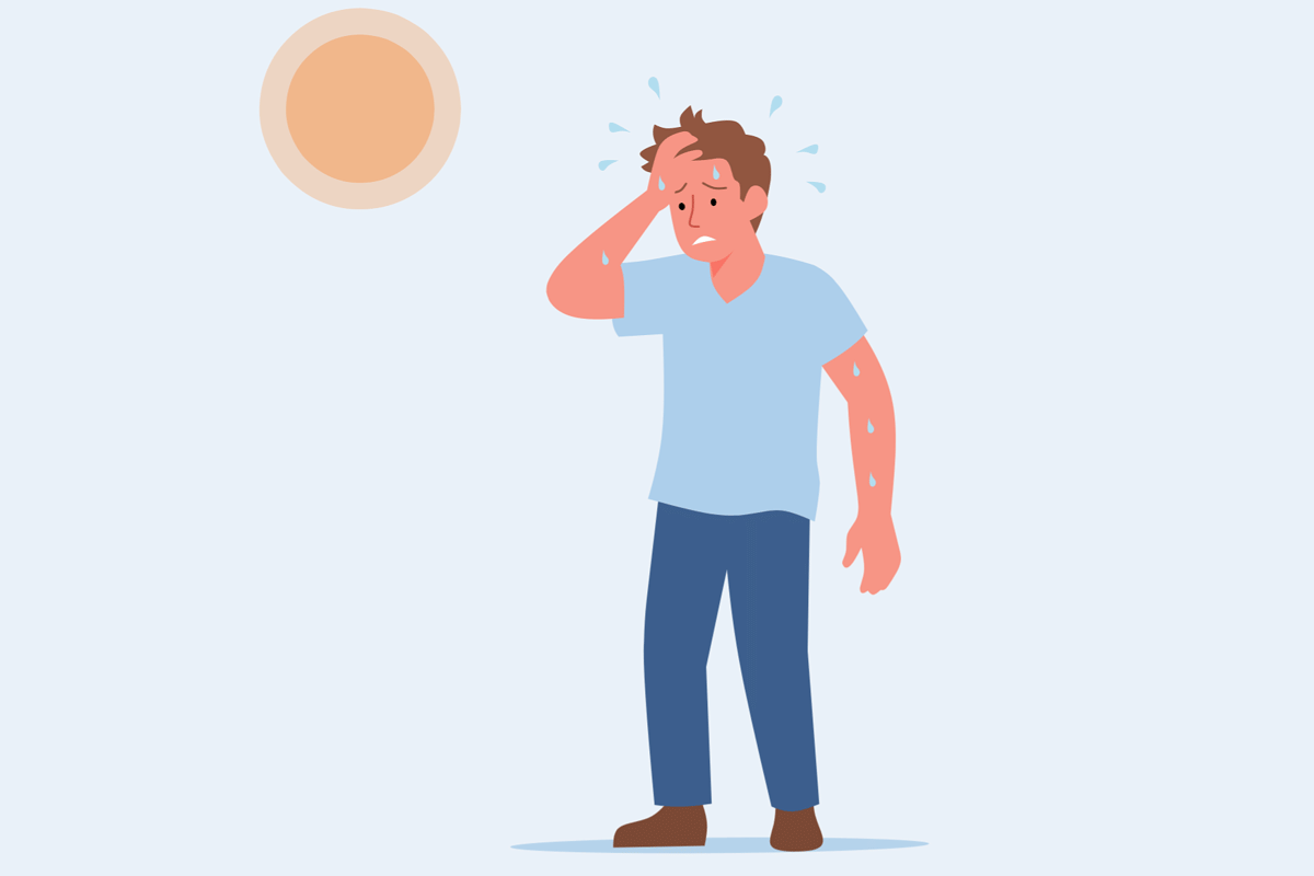 ilustrasi heatstroke