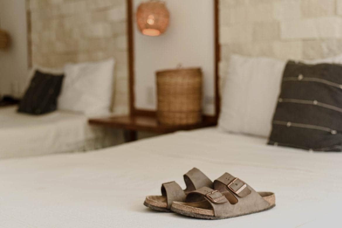 Ilustrasi sandal birkenstock