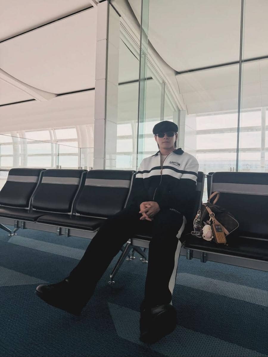 padu padan baggy pants ala Sho Hirano