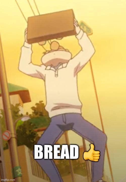 meme anime tentang roti