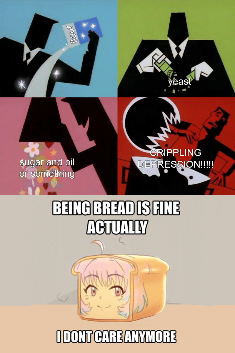 meme anime tentang roti