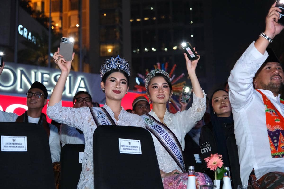 potret Puteri Indonesia di acara HUT ke-499 Jakarta