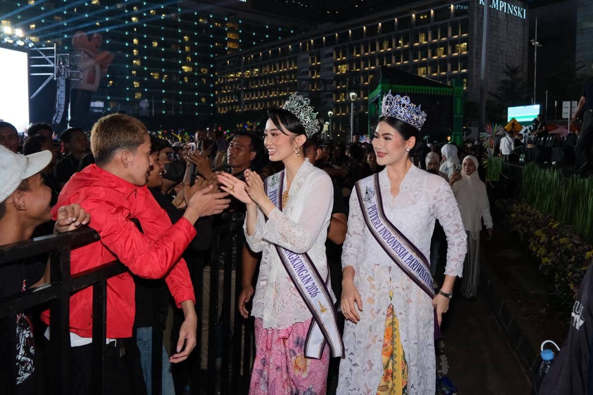 potret Puteri Indonesia di acara HUT ke-499 Jakarta