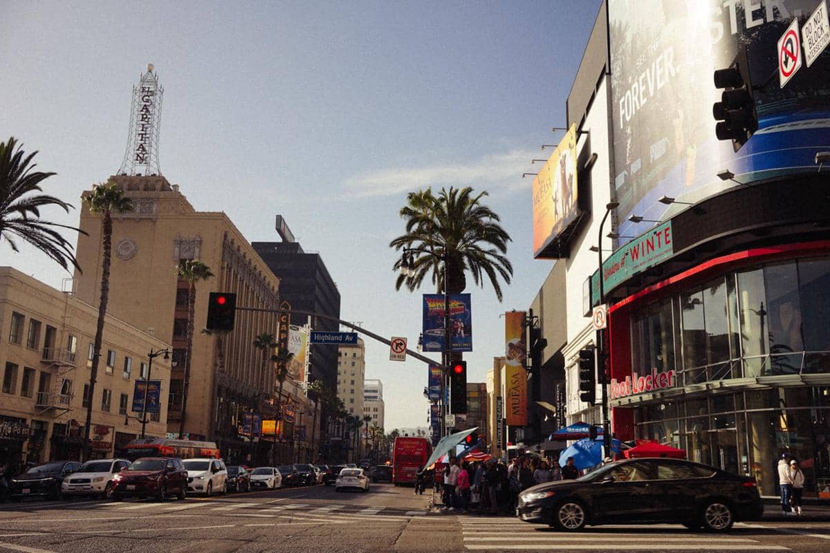 ilustrasi suasana di Los Angeles, Amerika Serikat