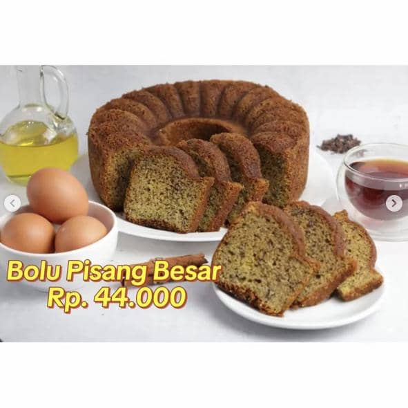 salah satu produk Bolu Pisang Bu Wita 