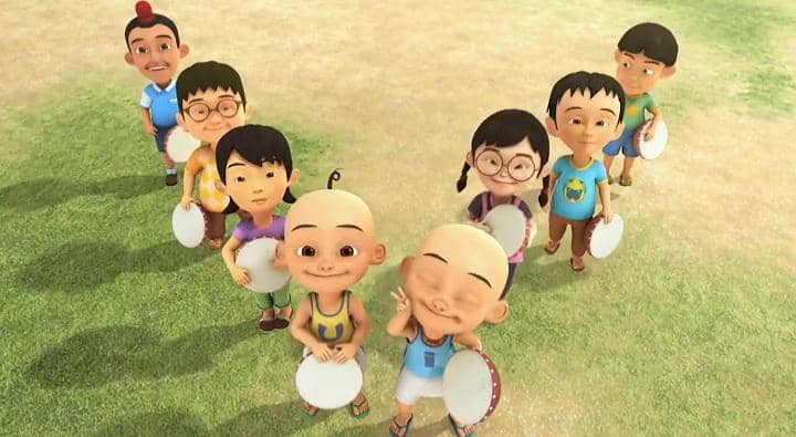 Siapa Saja Karakter Upin & Ipin yang Bisa Main Kompang?