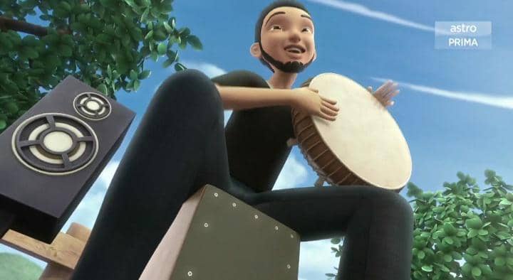 Abang Roy, karakter Upin & Ipin yang bisa main kompang