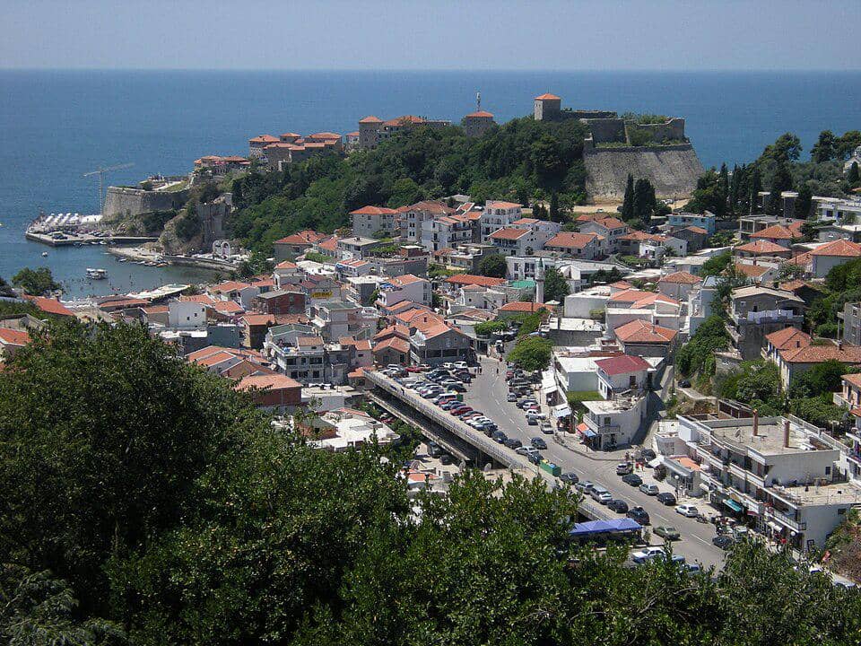 Kota Ulcinj di Montenegro