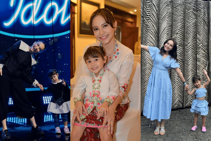 OOTD Rossa dan Raina Anak Angkatnya, Cute bak Adik Kakak
