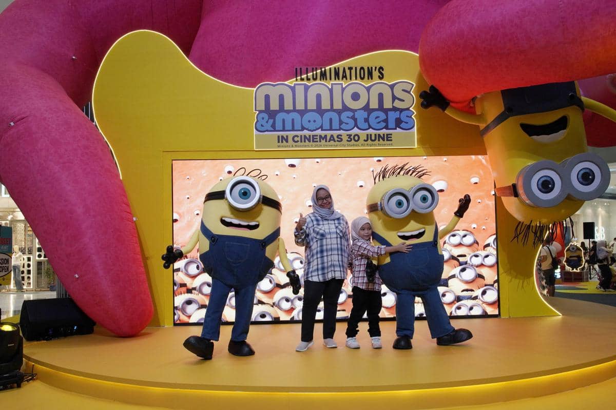 Potret Minions & Monsters di Lippo Mall Puri