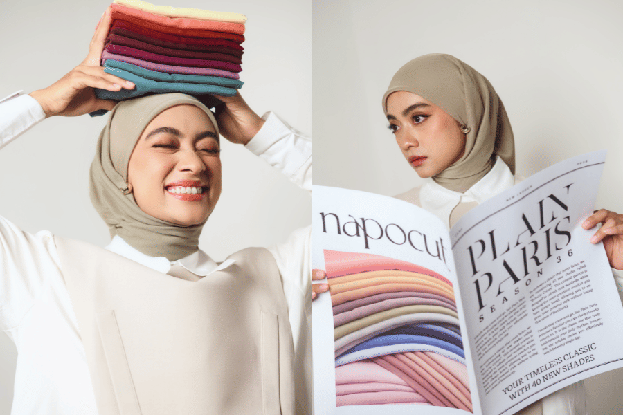 3 Alasan HIjab Polos Masih Jadi Favorit, Ada Koleksi napocut X Ayudia!
