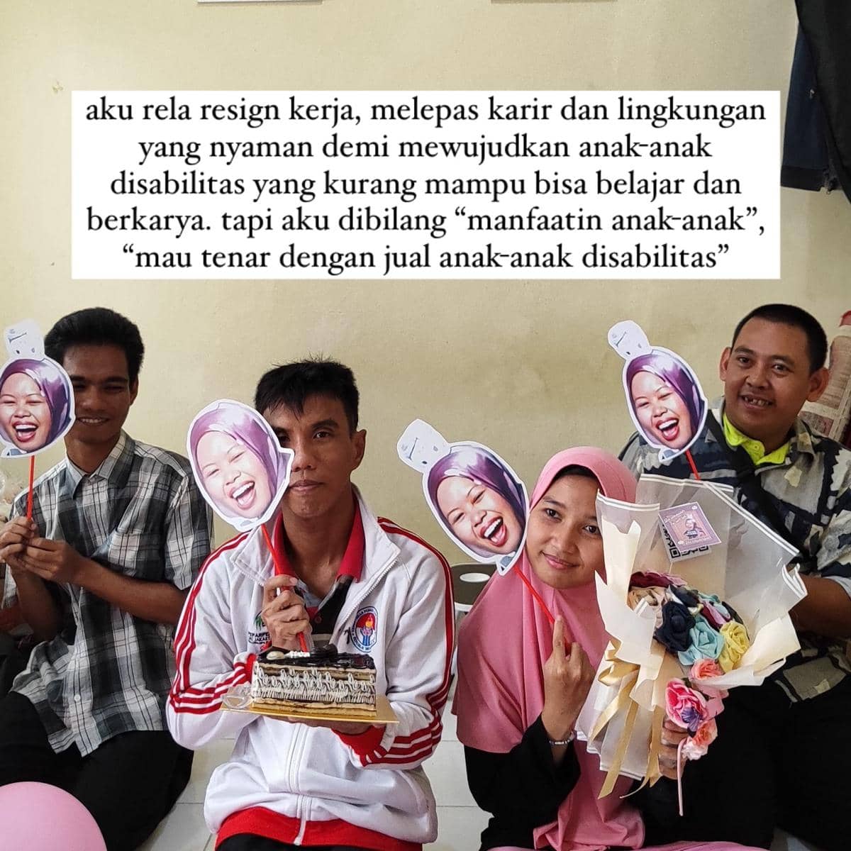 Anak binaan Yayasan Teman Hebat Berkarya
