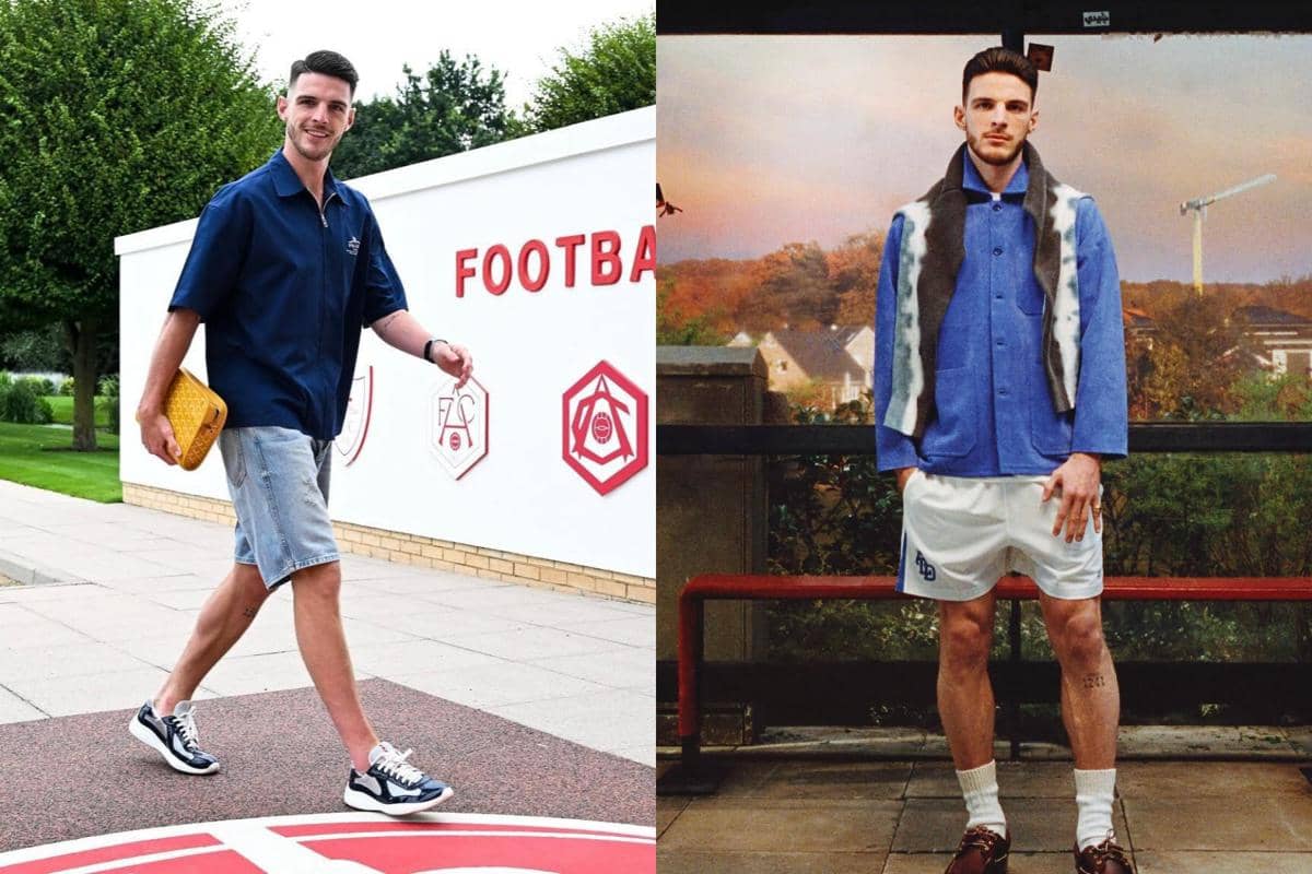 7 Padu Padan Celana Pendek ala Declan Rice, Pemain Timnas Inggris