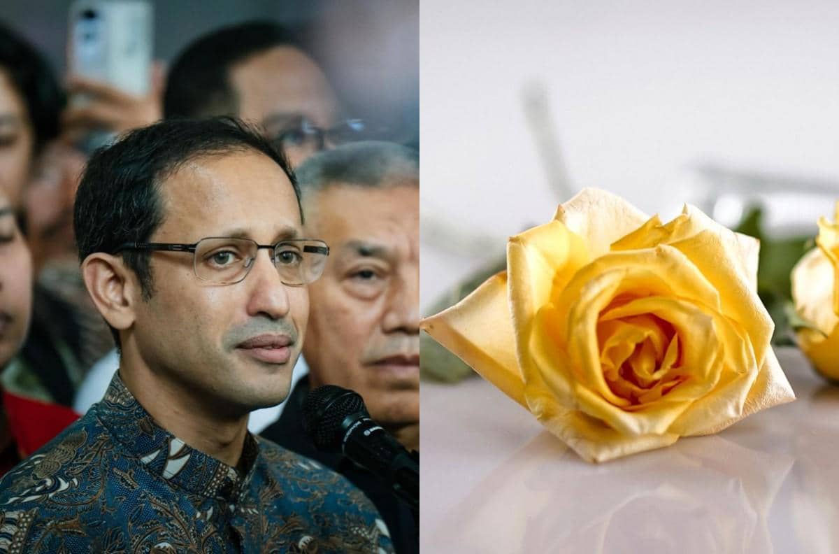 Makna dan Simbolisme Mawar Kuning, Apresiasi untuk Nadiem Makarim