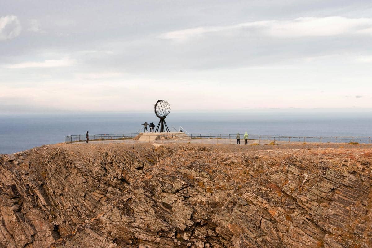 potret Nordkapp, Norwegia 