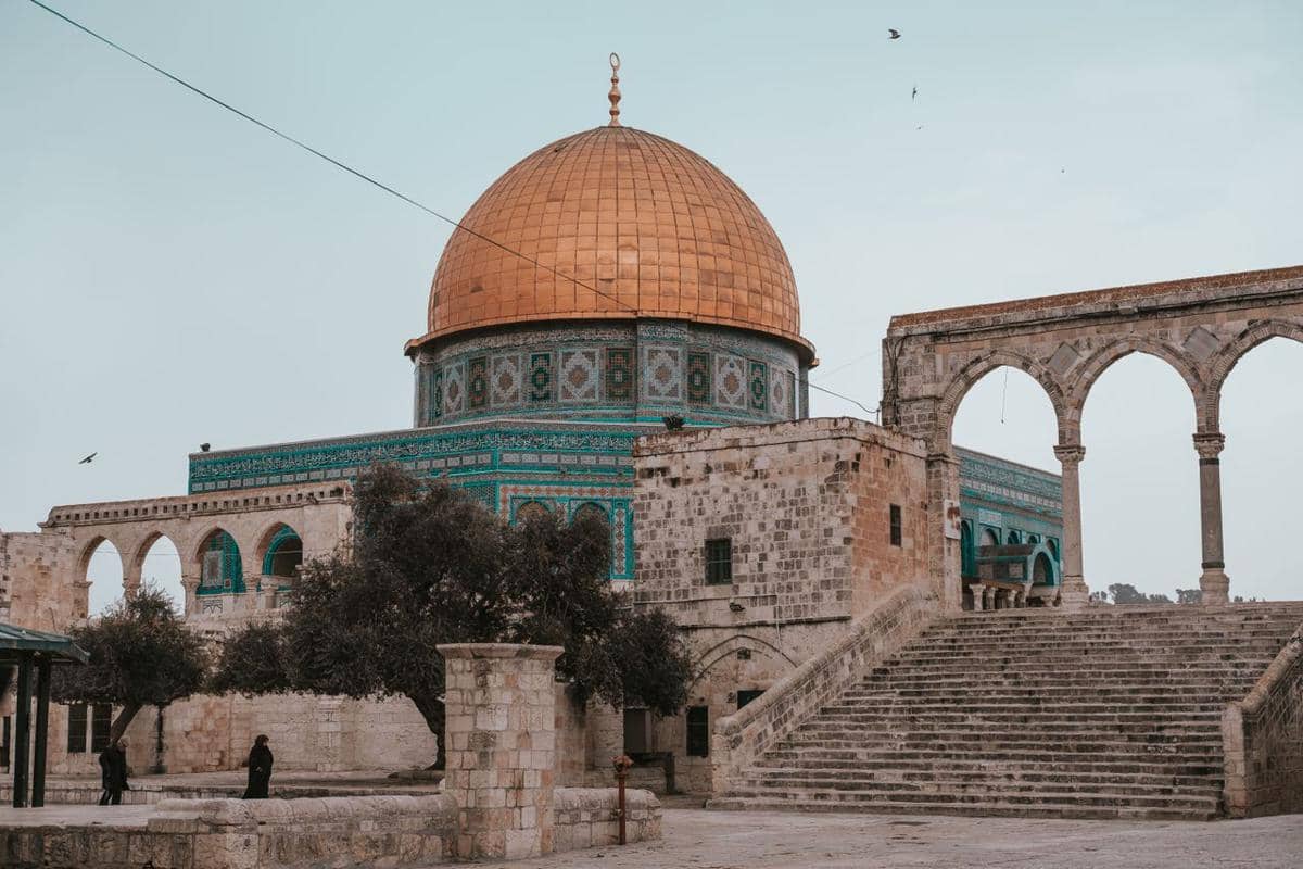 Suasana di Masjid Al-Aqsa.