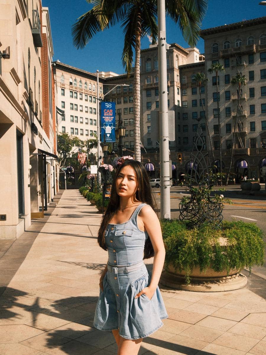 Natasha Wilona jalan-jalan di Rodeo Drive