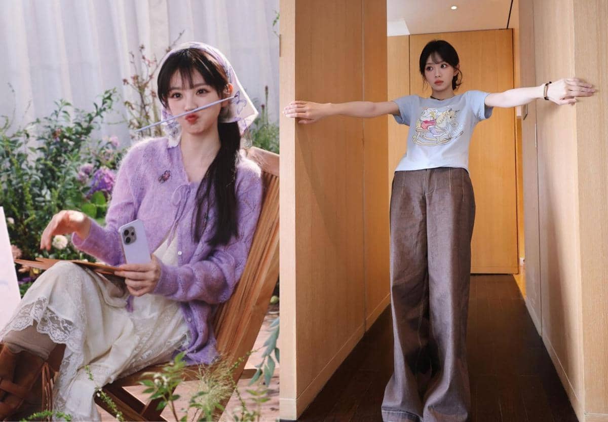OOTD Casual Tian Xiwei, Nyaman tapi Tetap Bikin Jatuh Hati