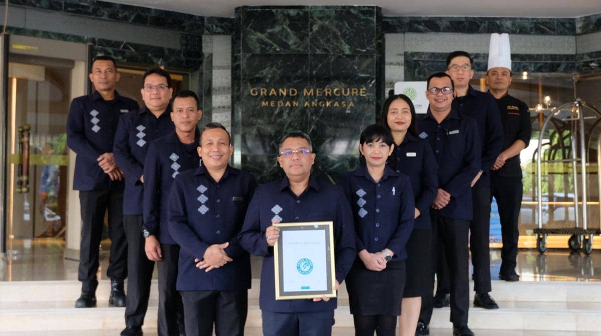 Grand Mercure Medan Jadi Hotel Pertama di Sumatra Raih Sertifikasi Green Globe
