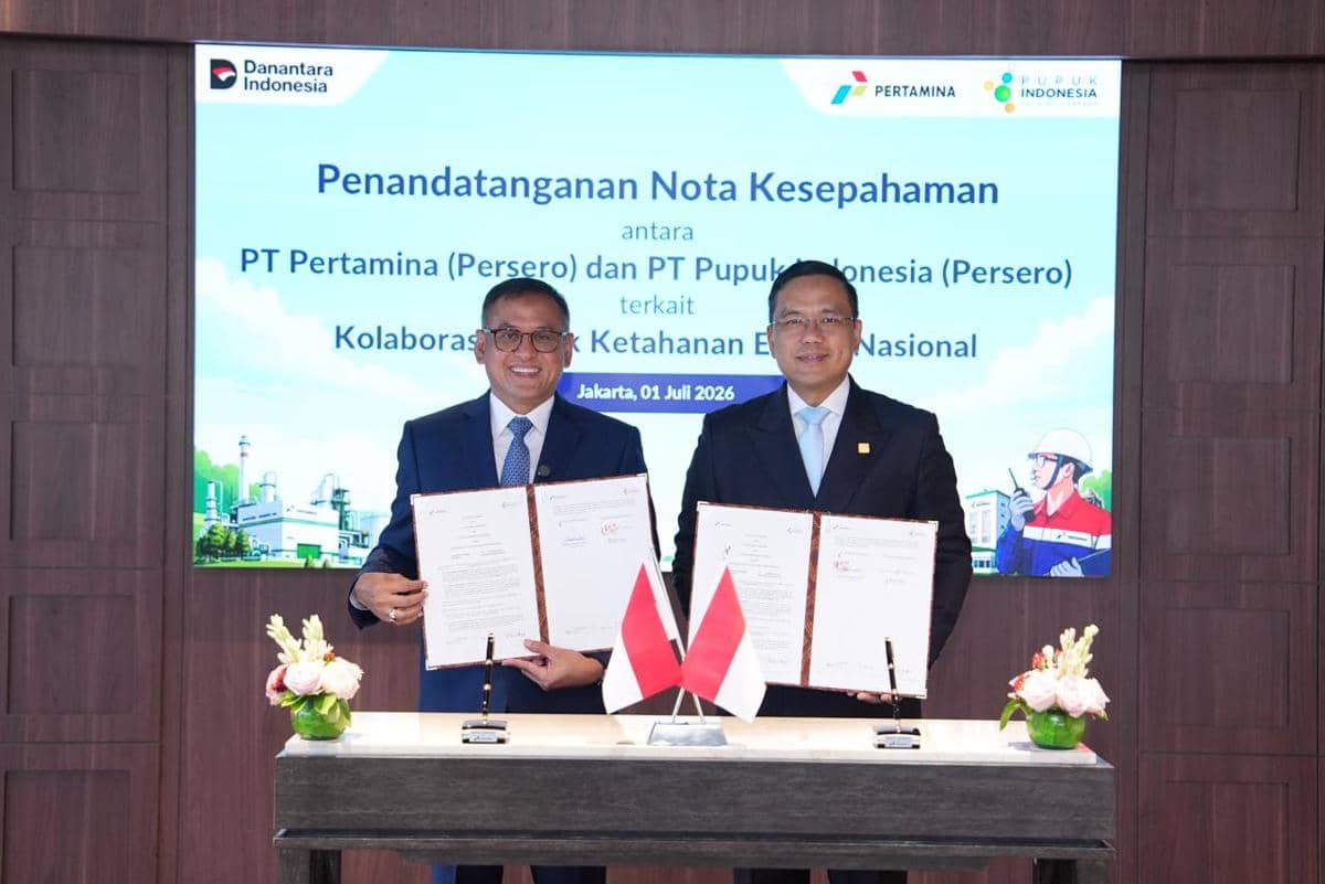 Sinergi Pertamina-Pupuk Indonesia Perkuat Energi dan Pangan Nasional