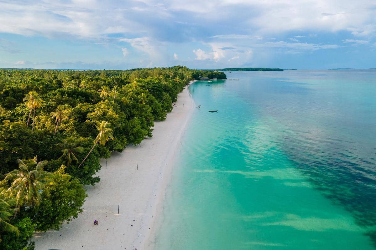 Potret Pantai Ngurbloat di Kepulauan Kei, Maluku Tenggara