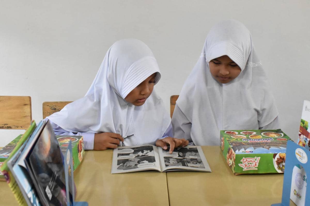 Pulihkan Akses Literasi Anak Tamiang, Komipo Bangun 2 Perpustakaan