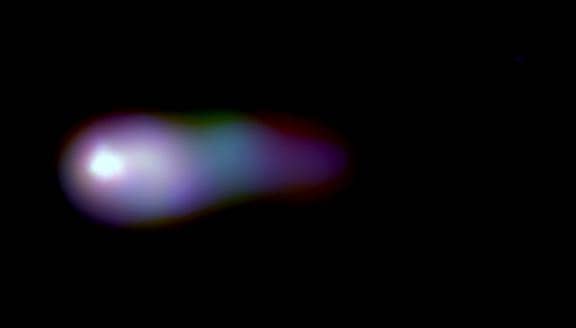 ilustrasi fenomena astronomi tikus kosmik di galaksi