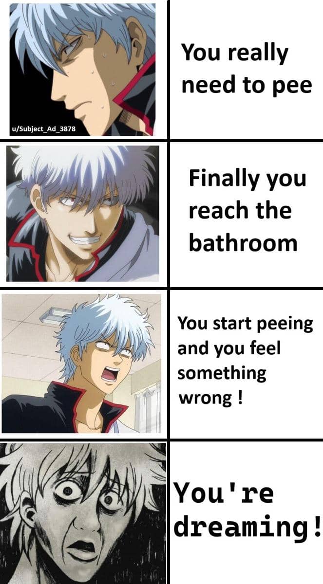 meme anime tentang momen horor